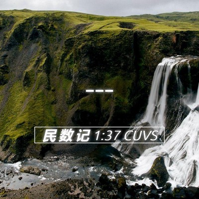 Picture 05 - 民 数 记 1:37 CUVS -  - Bible Verse Picture