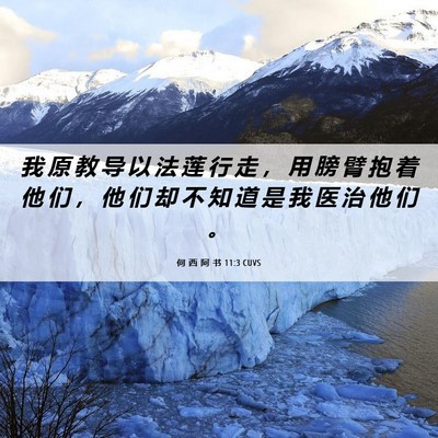Picture 06 - 何 西 阿 书 11:3 CUVS - 我 原 教 导 以 法 莲 行 走 ， 用 膀 - Bible Verse Picture
