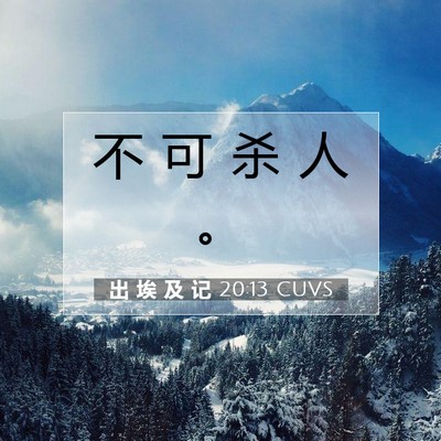 Picture 07 - 出 埃 及 记 20:13 CUVS - 不 可 杀 人 - Bible Verse Picture