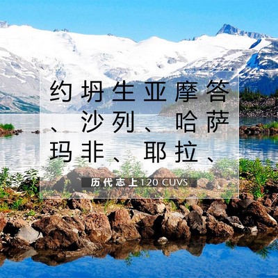 Picture 07 - 历 代 志 上 1:20 CUVS - 约 坍 生 亚 摩 答 、 沙 列 、 哈 萨 - Bible Verse Picture