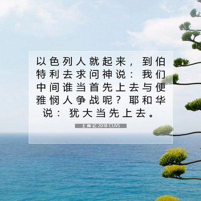Picture 07 - 士 师 记 20:18 CUVS - 以 色 列 人 就 起 来 ， 到 伯 特 利 - Bible Verse Picture