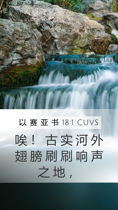 以 赛 亚 书 18:1 CUVS Bible Verse Image