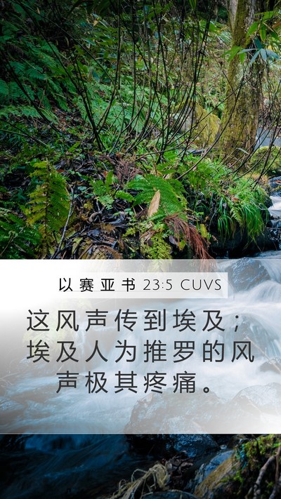 以 赛 亚 书 23:5 CUVS Bible Verse Image