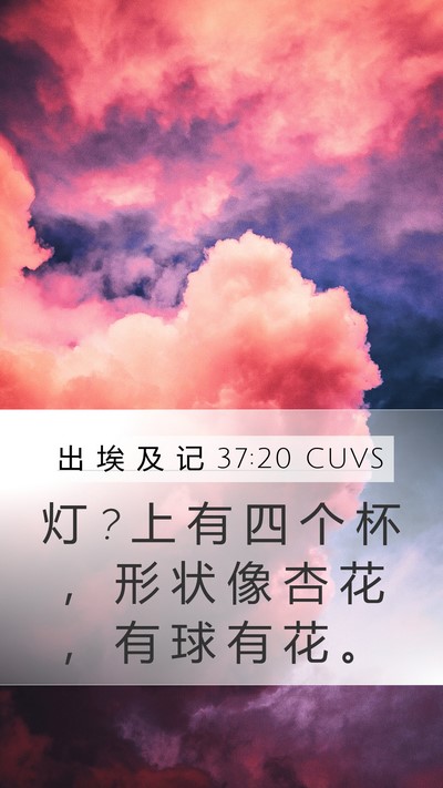 出 埃 及 记 37:20 CUVS Bible Verse Image