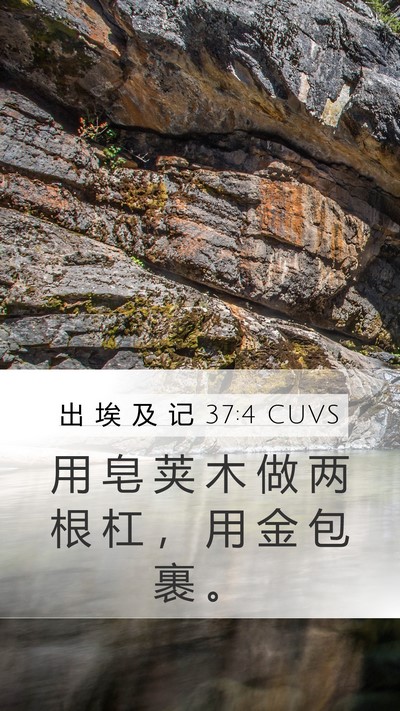 出 埃 及 记 37:4 CUVS Bible Verse Image