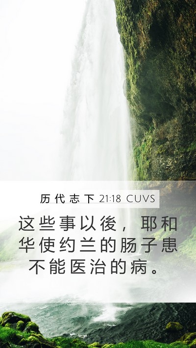 历 代 志 下 21:18 CUVS Bible Verse Image