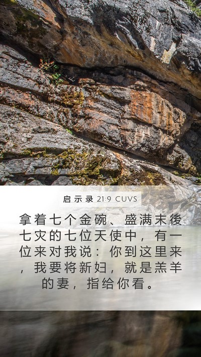 启 示 录 21:9 CUVS Bible Verse Image
