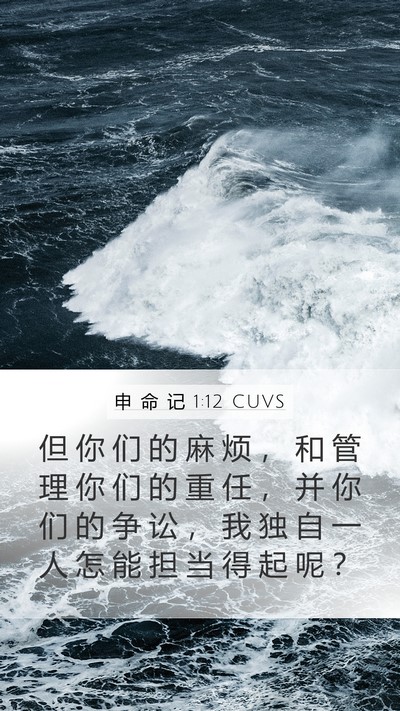 申 命 记 1:12 CUVS Bible Verse Image