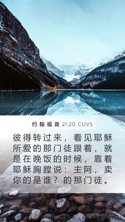 约 翰 福 音 21:20 CUVS Bible Verse Image