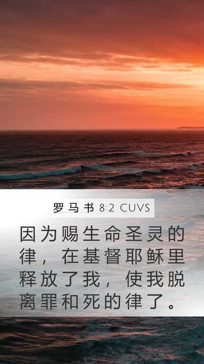 罗 马 书 8:2 CUVS Bible Verse Image