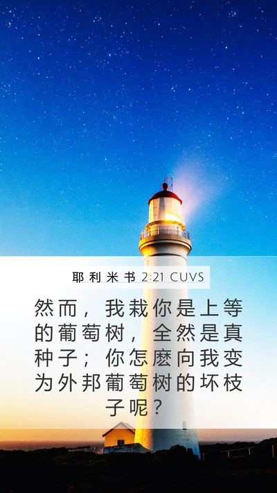 耶 利 米 书 2:21 CUVS Mobile Phone Wallpaper - 然 而 ， 我 栽 你 是 上 等 的 葡 萄 - Mobile Bible Verse Wallpaper