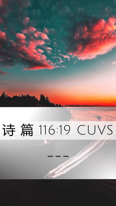 诗 篇 116:19 CUVS Bible Verse Image