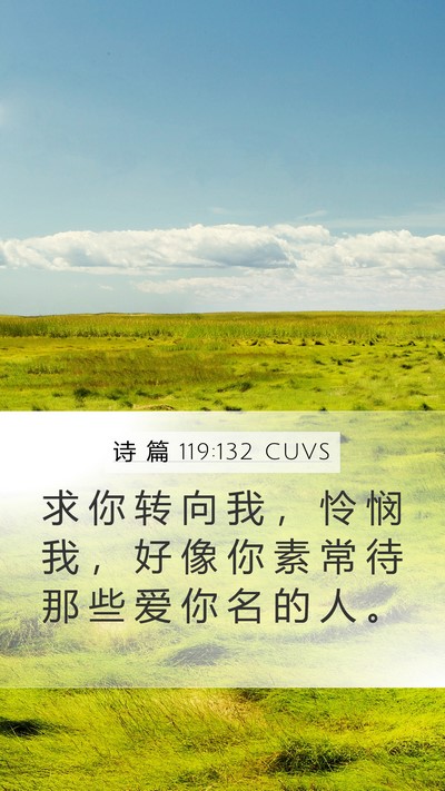 诗 篇 119:132 CUVS Bible Verse Image