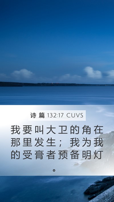 诗 篇 132:17 CUVS Bible Verse Image