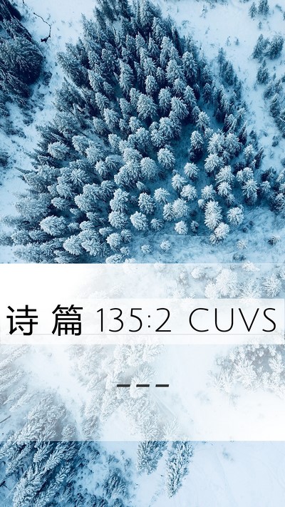 诗 篇 135:2 CUVS Bible Verse Image