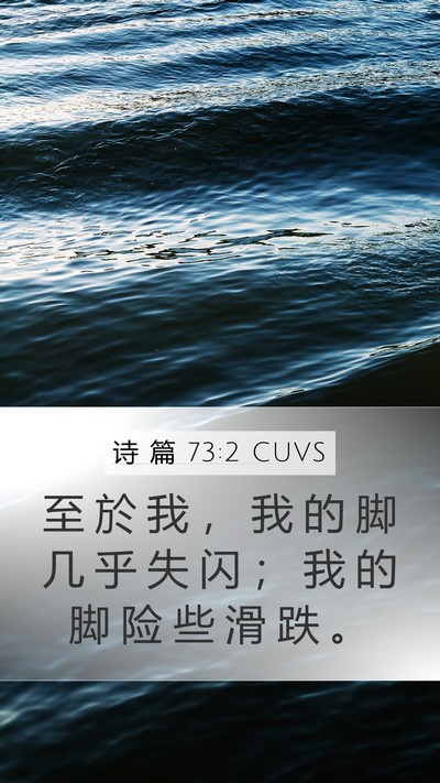 诗 篇 73:2 CUVS Bible Verse Image